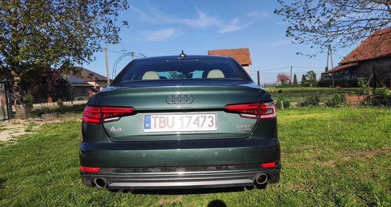 Audi A4 cena 61900 przebieg: 95814, rok produkcji 2017 z Byczyna małe 79
